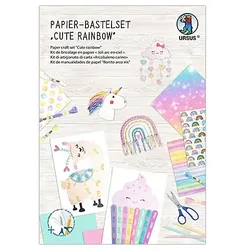 Ursus Papier-Bastel-Set "Regenbogen"