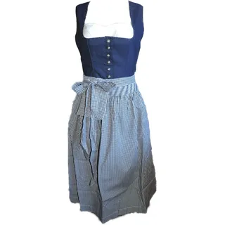 Jobeline Dirndl Lorena Kurz Dunkelblau Gr. 34 36 38 40 42 44 50 (34)