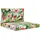 vidaXL Sofakissen für draußen 2 pcs 40 x 40 cm Bunt