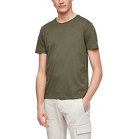s.Oliver T-Shirt, gut kombinierbar, Gr. S (44), khaki, , Shirt aus Baumwolljersey, Herren, Grün,