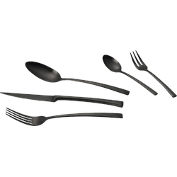 ECHTWERK EW-BS-0840S Avelino Black Edition 30-tlg. Besteck-Set Schwarz