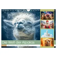 Calvendo Die Welt der Alpakas (Wandkalender 2026 DIN A4