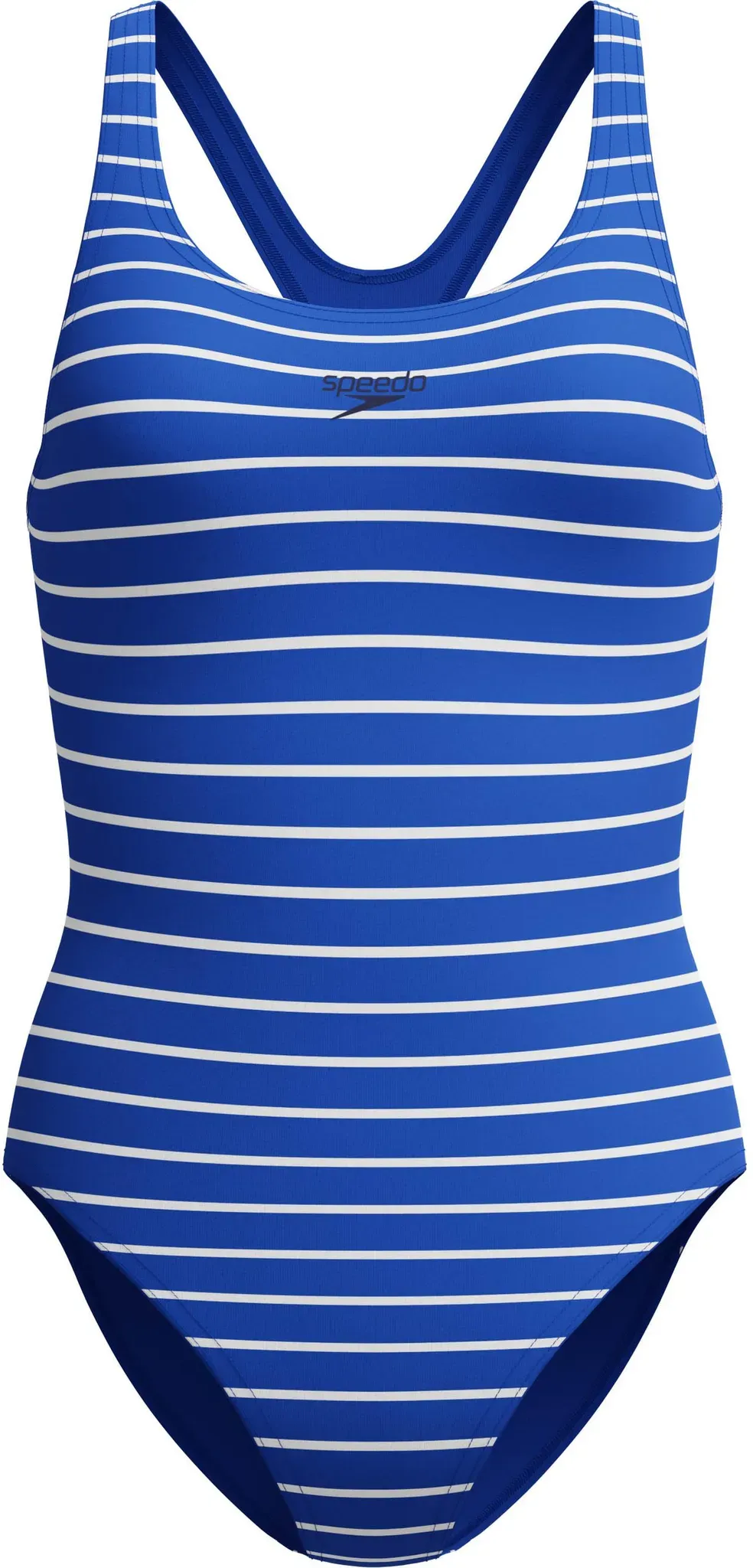 SPEEDO HYPERBOOM PRINT MEDALIST Badeanzug Damen in blu-wht, Größe 38 - blau