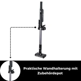Fakir AS 1480 LT Floor schwarz-silber
