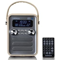 Lenco »PDR-051« Digitalradio (DAB) (FM-Tuner mit RDS, Digitalradio (DAB), 4 W) beige