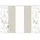 HOME WOHNIDEEN Schiebegardine HOME WOHNIDEEN "5er SET" Gr. 1, beige (sand), B:60cm H:245cm, Polyester, Gardinen, Schiebevorhang Digidruck 5er Set AYLA
