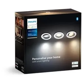 Philips Milliskin 3er Pack rund weiß