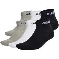 Adidas Socken, 6er Pack-Linear Cushioned Ankle, M