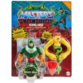 matteltm Masters of the Universe Origins Actionfigur Deluxe KING HISS 14 cm grün