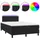 vidaXL Boxspringbett 120 x 200 cm Schwarz