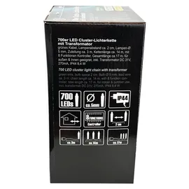 Mojawo System-Lichterkette LED 14 m Dunkelgrün Warmweiß