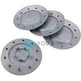 2 x Nabenkappen Nabendeckel Felgendeckel Grau Aussen 165,0 mm Innen 58,0 mm
