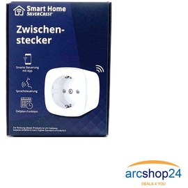 Silvercrest SILVERCREST® Steckdosen Zwischenstecker »Zigbee Smart Home« mit Energiezähler