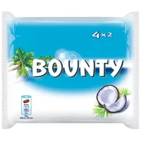 Bounty Schokoriegel, 228 g, je 57 g, 4 Riegel