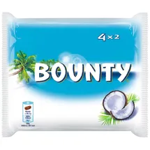 Bounty Schokoriegel, 228 g, je 57 g, 4 Riegel
