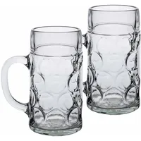 VAN WELL Maßkrug Bierkrug 1,0 l 2 St.