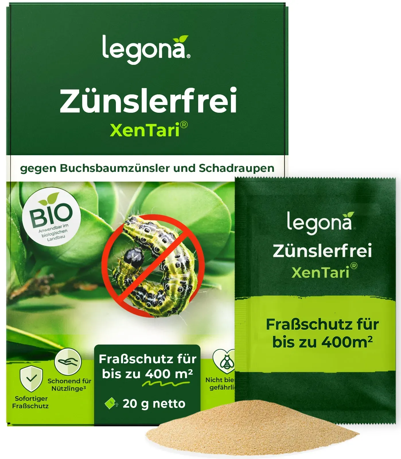 XenTari Zünslerfrei & Raupenfrei - 100% biologisch und nachhaltig