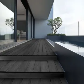 Home Deluxe Terrassendiele Samana Premium 10 m2 anthrazit