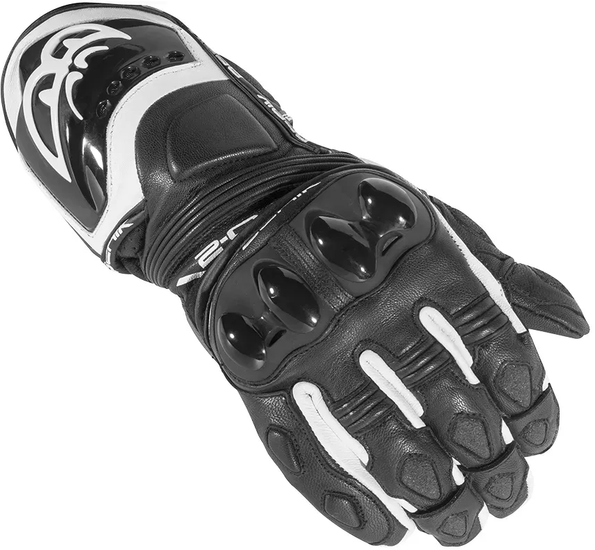 Berik Spa Motorfiets handschoenen, zwart-wit, XS