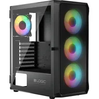Logic PORTOS ARGB Minidi Pc-tower-gehäuse - Black