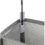 Wenko Wäschesammler Corno Prime 43 l, schwarz, weiß