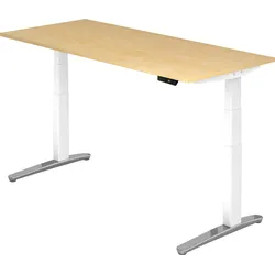 bümö elektrisch höhenverstellbarer Schreibtisch 180x80 cm mit Memory-Steuerung - Design Schreibtisch höhenverstellbar elektrisch, elektrischer