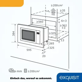 Exquisit EMW10-020 Silber