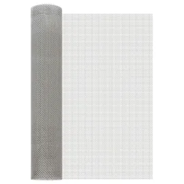 vidaXL Maschendrahtzaun 60 x 1000 cm Silber/Edelstahl