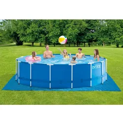 INTEX Pool-Set »Frame Pool Set Rondo«, Ø 457 x 122 cm, rund, blau