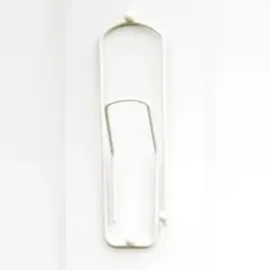 DanDiBo Ambiente Garderobenhaken Büroklammer 32 cm Weiß