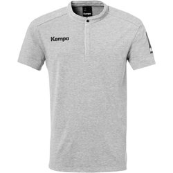 Kempa Status Poloshirt grau melange 3XL