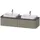 Duravit Waschtischunterschrank 2 Auszüge 160 x 55 x 35,4 cm Steingrau Seidenmatt