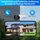 LuVision Dual WLAN Funk Video Überwachungssystem 10 Kanal Mini NVR 5MP Überwachungskamera Set Mikrofon Cloud 8 Kameras