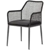 Sieger Malta Diningsessel 58,5 x 60 x 83 cm grau