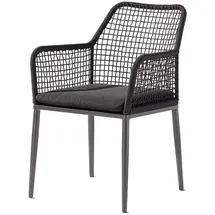 Sieger Malta Diningsessel 58,5 x 60 x 83 cm grau