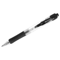 Westcott Gelschreiber transparent/schwarz 0,4 mm, Schreibfarbe: schwarz, 1 St.