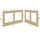 Quick Star Seitenwand für Pavillon 3x4 m 2 Stück 3,00 x 4,00 m Beige