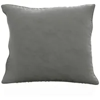 Intirilife Kissenbezug aus Samt 40x40 cm in Grau -