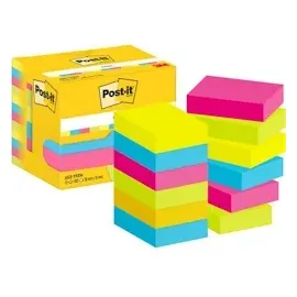 Post-it Post-it® Energetic Collection Haftnotizen 653TFEN farbsortiert, 12 Blöcke