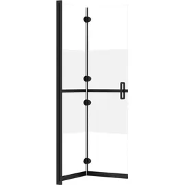 vidaXL Faltbare begehbare Duschwand Halbmattiertes ESG-Glas 120x190 cm