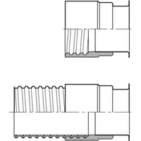 NORRES AIRDUC® Bördelrohr Connect 243 Typ 243/8501,ID 80mm