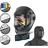 STAHLWERK Automatik Schweißhelm SPLIT 1/1/1/1 180° Sichtfeld und Schweißhaube