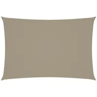 VidaXL Sonnensegel Oxford-Gewebe Rechteckig 2,5x4,5 m Taupe