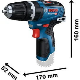 Bosch GSB 12V-35 Professional inkl. 2 x 3 Ah + L-Boxx 06019J9000