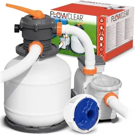 BESTWAY Flowclear Sandfilteranlage 8327 l/h 280 W