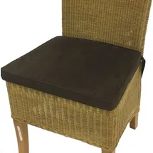 Sedex 4x Sitzpolster LARISSA Microfaser Dunkelbraun