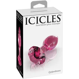 Icicles Analplug „No. 79“ Glas, pink