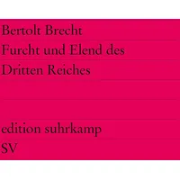 Suhrkamp Bertolt Brecht: Furcht und Elend des Dritten Reiches