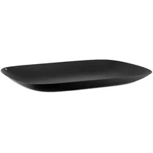 Alessi Moiré Tablett, Rechteckig schwarz
