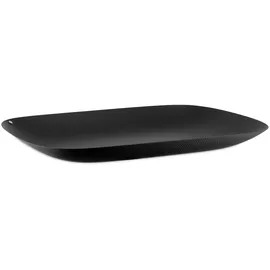 Alessi Moiré Tablett, Rechteckig schwarz
